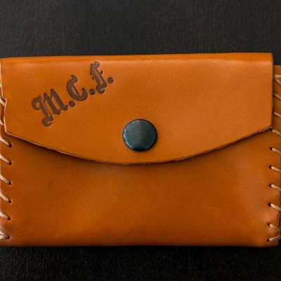 Carteira Pele com 3 divisórias