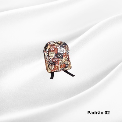 Mochila em Capulana Classic Afro