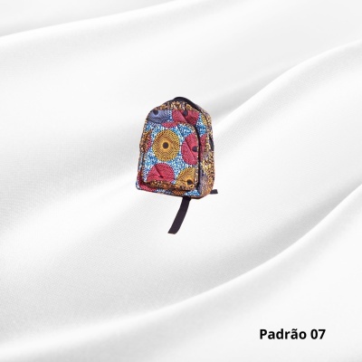 Mochila em Capulana Classic Afro