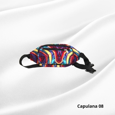 Pochette cintura em Capulana Modern Afro