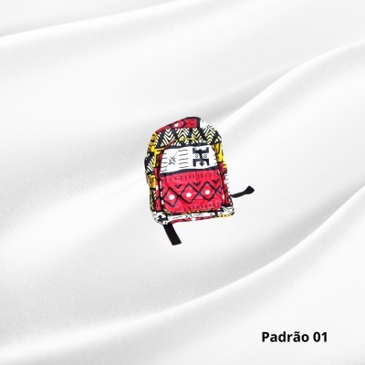 Mochila em Capulana Classic Afro