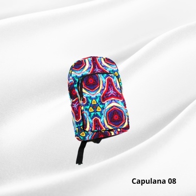 Mochila em Capulana Modern Afro
