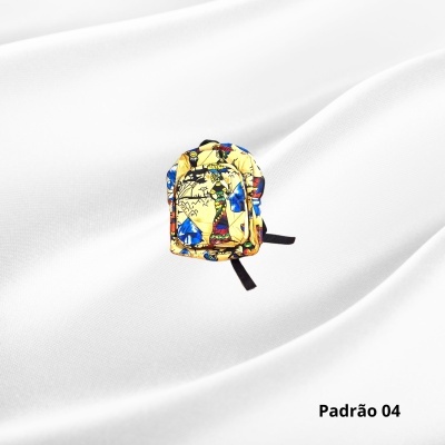 Mochila em Capulana Classic Afro