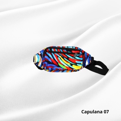 Pochette cintura em Capulana Modern Afro