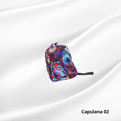 Mochila em Capulana Modern Afro