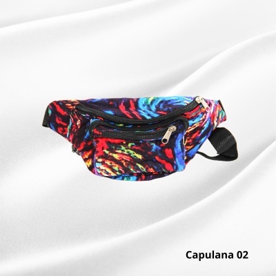 Pochette cintura em Capulana Modern Afro