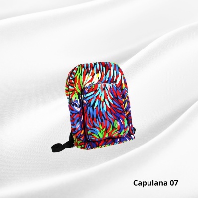 Mochila em Capulana Modern Afro