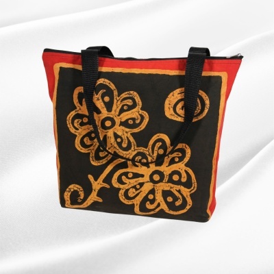 Bolsa de Senhora em batik decorativo