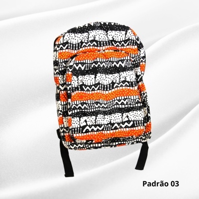 Mochila em Capulana Classic Afro