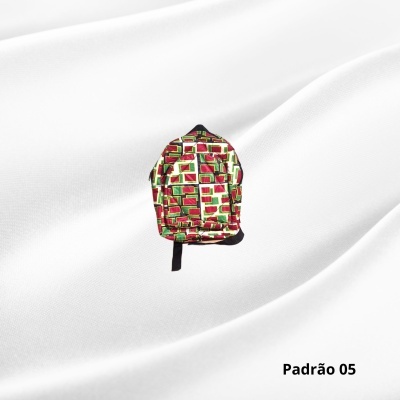 Mochila em Capulana Classic Afro