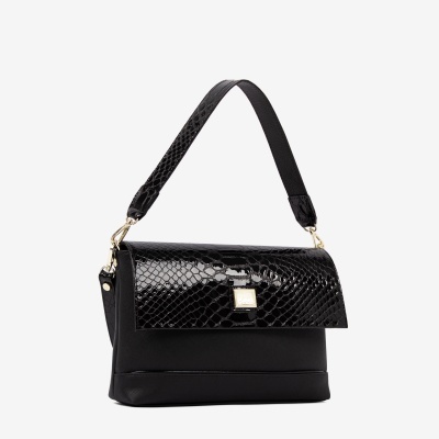 Mala de Tiracolo Cherry Blossom Preto