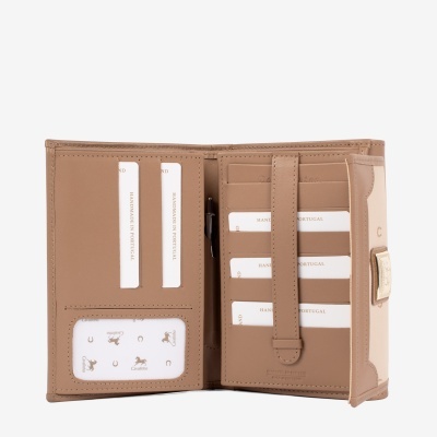 Carteira Di Cavallo Bege