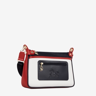 Mala de Tiraco lo Horse By Cavalinho Azul-Vermelho