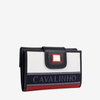 Carteira Only By Cavalinho Azul-Vermelho