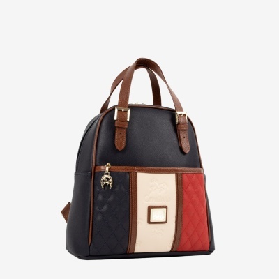 Mochila Sublime Azul-Vermelho