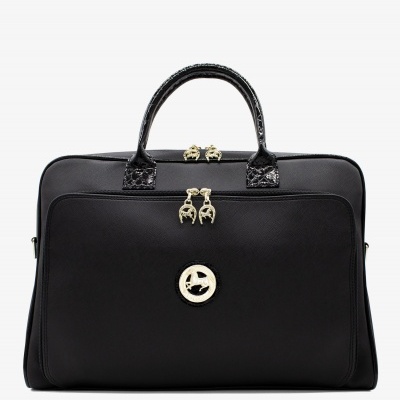 Pasta Cherry Blossom Preto - Cavalinho