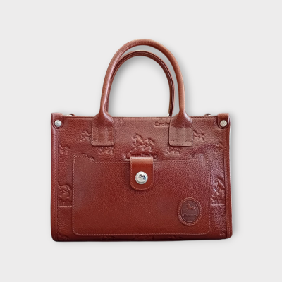 Mala de Mão Cavalo Lusitano Camel