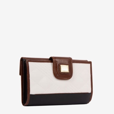 Carteira Poésie Preto-Mel