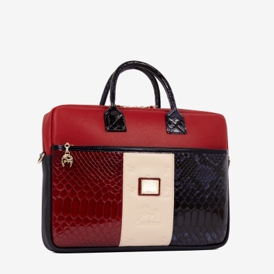 Pasta de Documentos Honor Azul-Vermelho