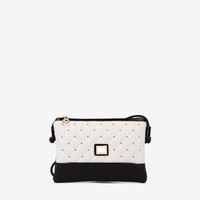 Mala de Tiracolo Craft Preto-Branco