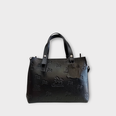 Mala de Mão Cavalo Lusitano Preto