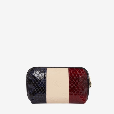 Bolsa Cosméticos Honor Azul-Vermelho