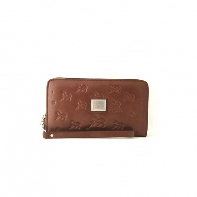 Carteira Grande Cavalo Lusitano Camel