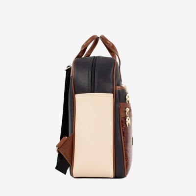 Mochila Essência Azul-Camel