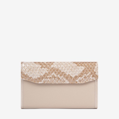 Carteira Grace Bege