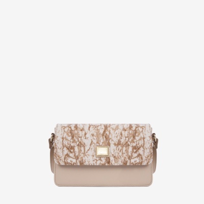 Mala de Tiracolo Acqua Marine Multi-Bege