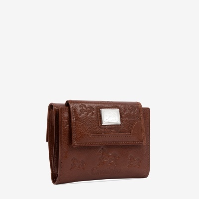 Carteira Pequena Cavalo Lusitano Camel