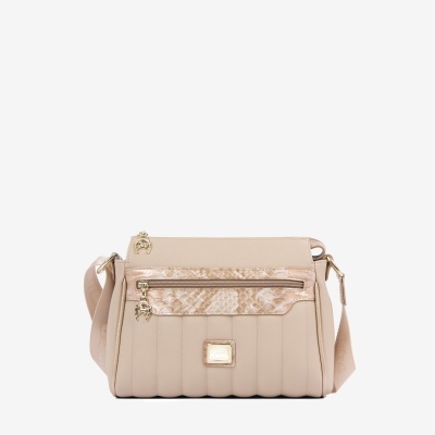 Mala de Tiracolo Grace Bege