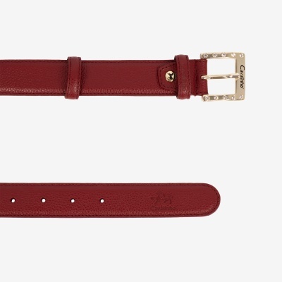 Cinto Clássico Vermelho -  Cavalinho