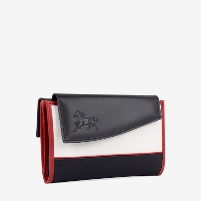 Carteira Horse By Cavalinho Azul-Vermelho