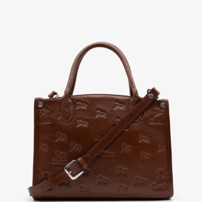 Bolsa de Mão Cavalo Lusitano Camel
