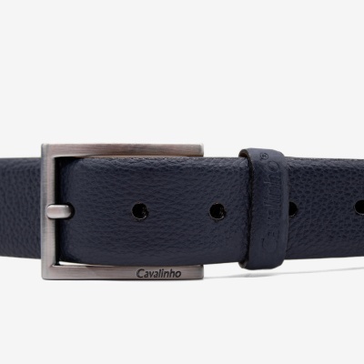 Cinto Clássico Gentleman Azul 532 - Cavalinho