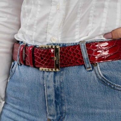 Cinto Clássico Galope Vermelho Cavalinho