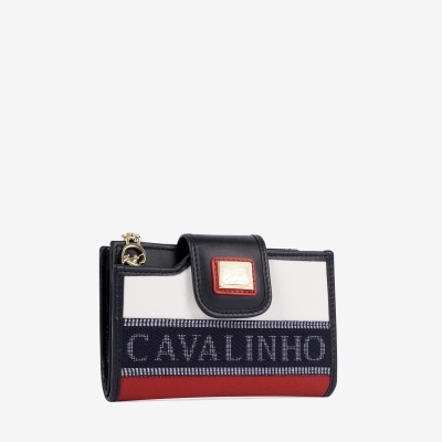 Carteira Only By Cavalinho Azul-Vermelho