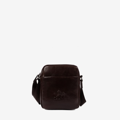 Bolsa Tiracolo Gentleman Castanho
