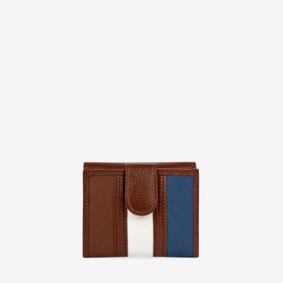Carteira Sublime Azul-Camel