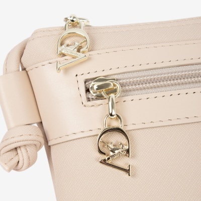 Mala de Tiracolo La Vie  Bege