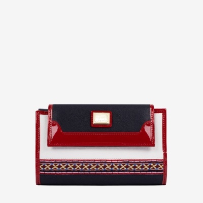 Carteira Twist Multi-Azul