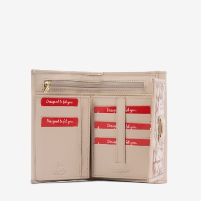 Carteira Acqua Marine Multi-Bege