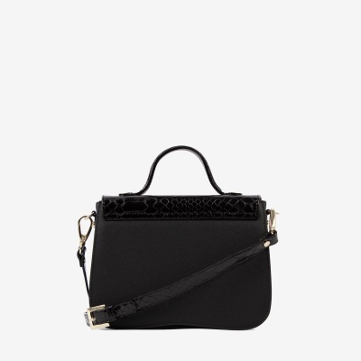 Mala de Tiracolo Cherry Blossom preto