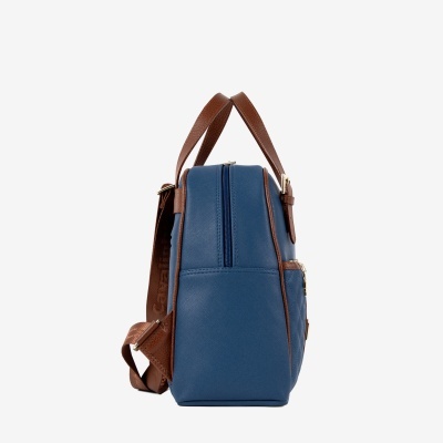 Mochila Sublime Azul-Camel