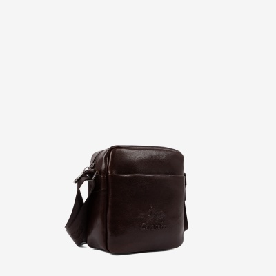Bolsa Tiracolo Gentleman Castanho