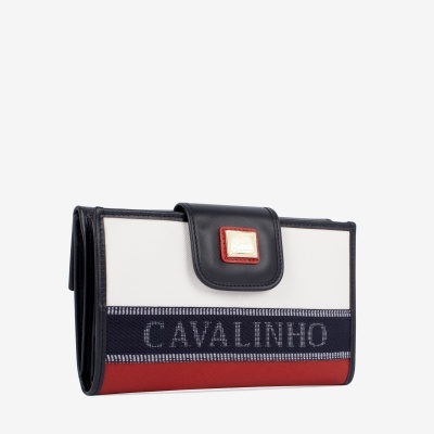 Carteira Only By Cavalinho Azul-Vermelho