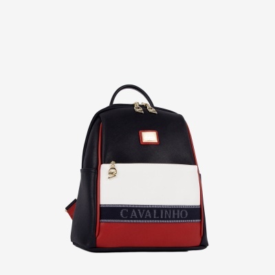 Mochila Only By Cavalinho Azul-Vermelho