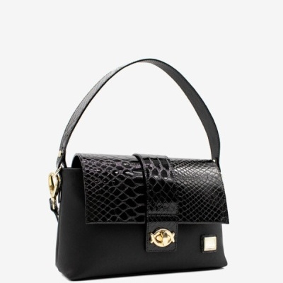 Bolsa de Mão Cherry Blossom Preto