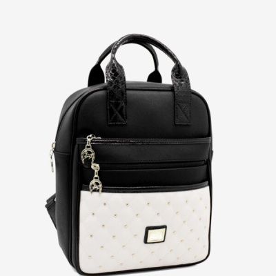 Mochila Craft Branco-Preto